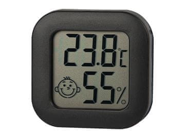 slomart Sobni termometer BLOW 50-334#, črn, LCD