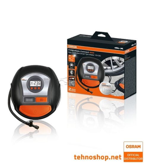 Osram PRENOSNI ZRAČNI KOMPRESOR TYREinflate Connect 650 OTIC650 12V