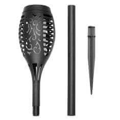 MG Garden Torch sončna svetilka 4ks, črna