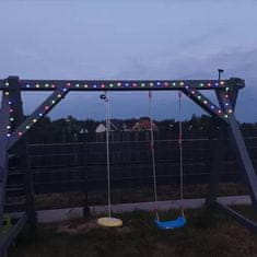 MG Garland RGB sončna veriga 50 LED 7m