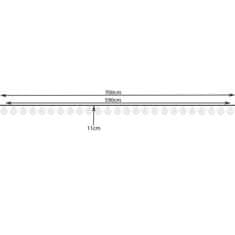 MG Garland RGB sončna veriga 50 LED 7m