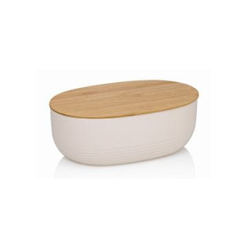 Kela Kela koš za kruh KL-12061 NAMUR plastika / les bež