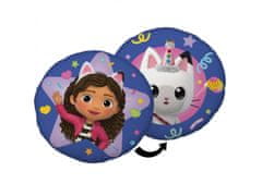 DreamWorks Koci Domek Gabi Okrogla okrasna blazina 40x40 cm, OEKO-TEX 
