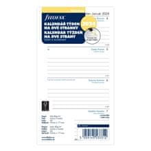Filofax Polnilo za dnevnik, A6, teden/2 strani