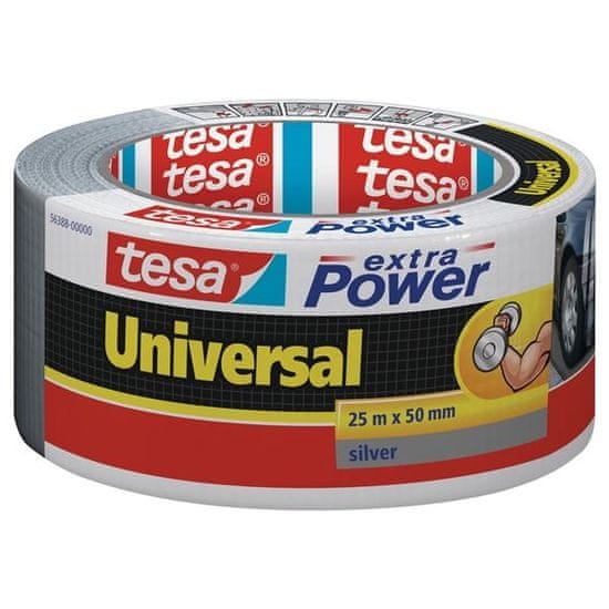 Tesa Lepilni trak Extra Power, srebrn
