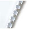Q-Connect plastične hrbtne strani, 6 mm, bele barve, 100 kosov