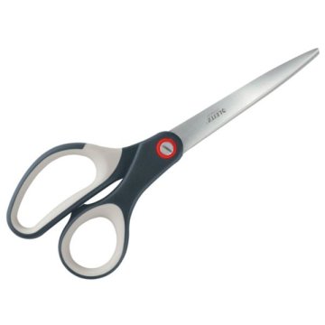 Leitz Škarje Cosy, titan, 20,5 cm, žametno sive barve