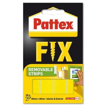 Pattex Lepilni trakovi Fix, 10 kosov