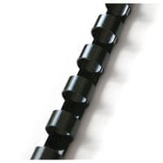 GBC plastične hrbtne strani, 19 mm, črne, 100 kosov