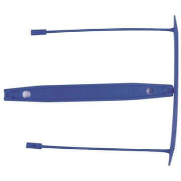 Q-Connect Sponke za arhiviranje - E-clip, 100 kosov, modra