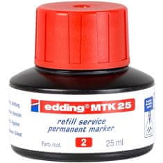 Edding Nadomestno trajno črnilo MTK 25, rdeče
