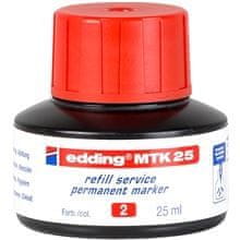 Edding Nadomestno trajno črnilo MTK 25, rdeče