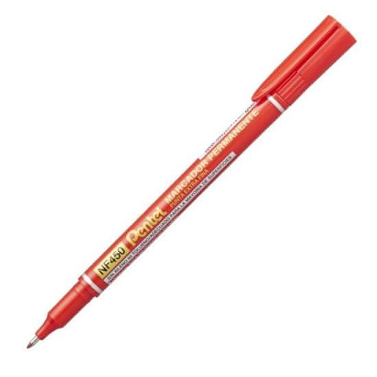 Pentel Permanentni marker NF450, rdeč