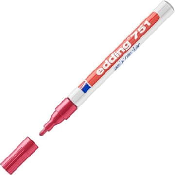 Edding Barvni marker 751, rdeč
