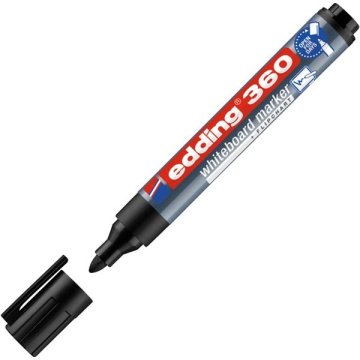 Edding Marker za bele table 360, črn