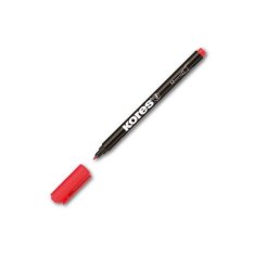 Kores Permanentni marker M, za CD, rdeč