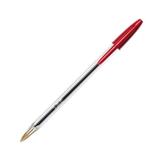 Bic Kroglično pero s pokrovčkom Cristal, rdeče