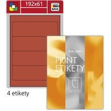 Etikete S&amp;K Label-past.red, 192x61 mm, 400 kosov