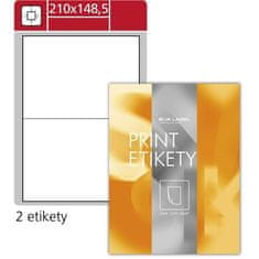 Etikete za skeniranje S&amp;K Label-bele barve, 210x148 mm, 200x kos