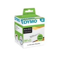 Dymo Papirnate etikete LW, 89x28 mm, bele, 2x 130 kosov
