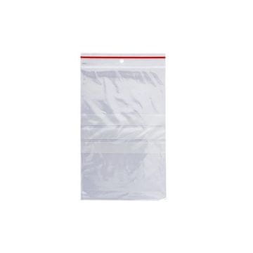 Q-Connect Vrečke za hitro odpenjanje, 12x18 cm, 100 kosov, črte