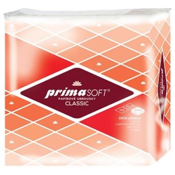 Primasoft Papirnati prtički 1-slojni, beli, 100 kosov