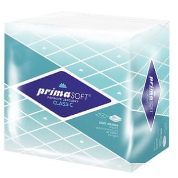 Primasoft Papirnati prtički - 1 sloj, beli, 70 kosov