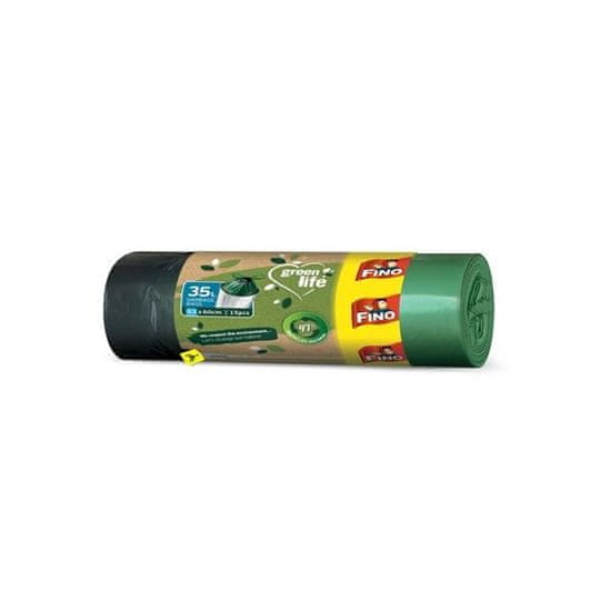 Fino Vrečke za odpadke Green-reciklirane, 25mic, 35 l, 15 kosov