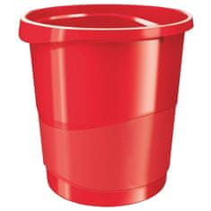 Esselte Koš za odpadke VIVIDA, 14 L, rdeč