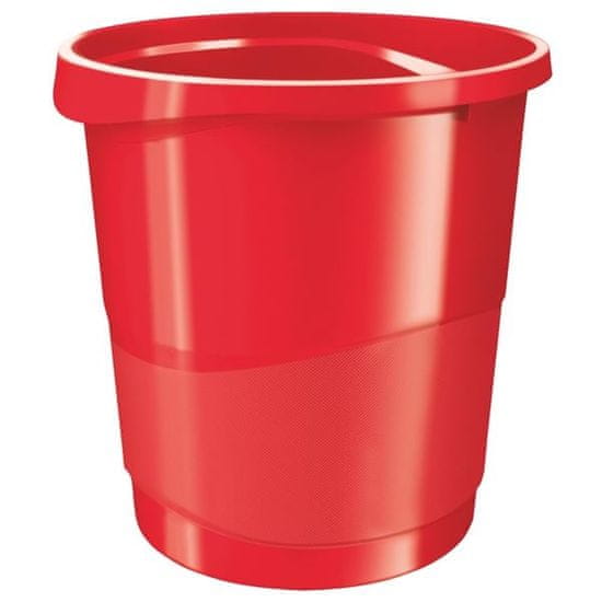 Esselte Koš za odpadke VIVIDA, 14 L, rdeč