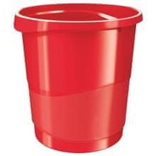 Esselte Koš za odpadke VIVIDA, 14 L, rdeč