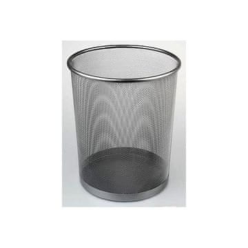 Žični koš za odpadke, 13 L, srebrn