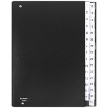 Donau Sortirna knjiga - A4, 1-31, črna