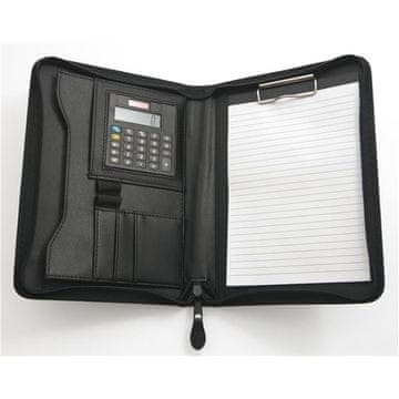 Sakota Konferenčne mape A5 s kalkulatorjem, črne