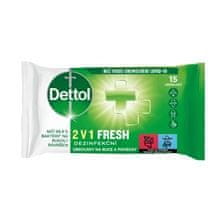 Dettol Razkužilni robčki - za roke, 15 kosov