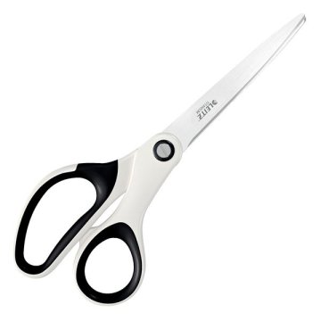 Leitz Škarje WOW, titan, 20,5 cm, bele