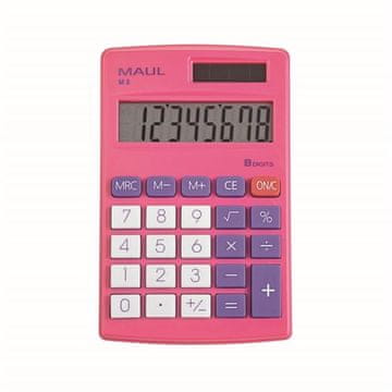 MAUL Žepni kalkulator M8 - 8 mest, roza