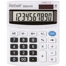 Rebell Namizni kalkulator SDC410, nagibni zaslon
