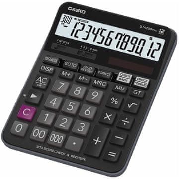 Casio Veliki namizni kalkulator DJ 120D Plus, črn