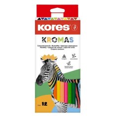 Kores Trikotne barvice KROMAS, 3 mm / 12 barv