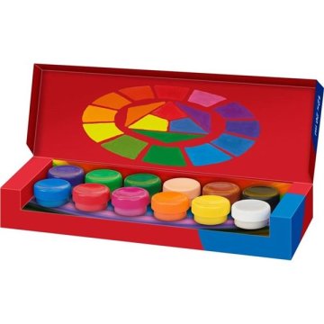 Faber-Castell Tempera barve v skodelici, 12 barv