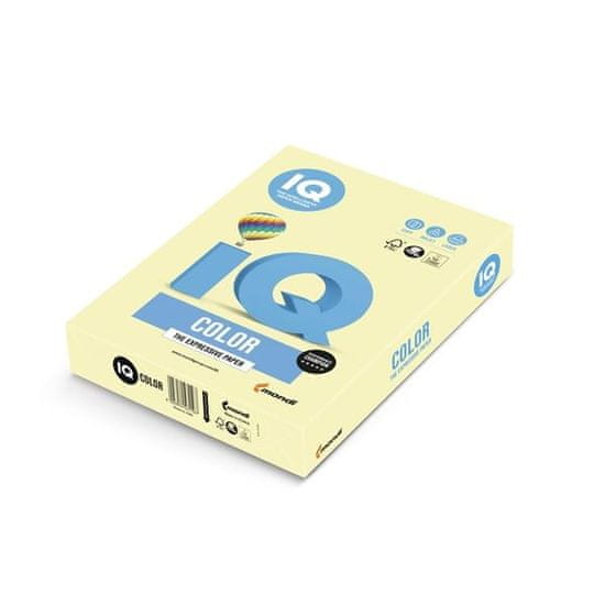 IQ Barvni papir A4-YE23, rumen, 80 g/m2, 500 listov