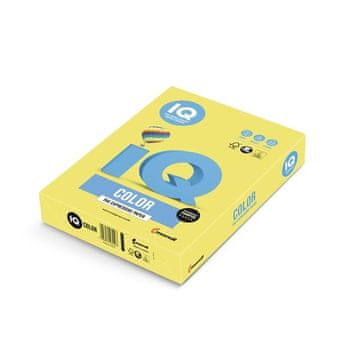 IQ Barvni papir A4-CY39, kanarčkasto rumene barve, 80 g/m2, 500 listov