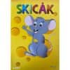 STEPA Skicirka A4, 20 listov, 180 g/m2