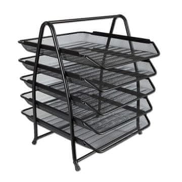 Concorde Pet zabojčkov, kovinski, 30 x 37,5 x 35 cm, črni