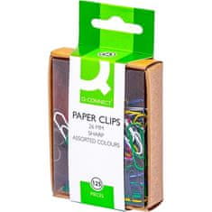 Q-Connect Pisarniške sponke 26,0 mm, mešanica barv