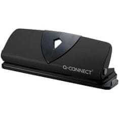 Q-Connect dvojni luknjač, 25 listov, črn