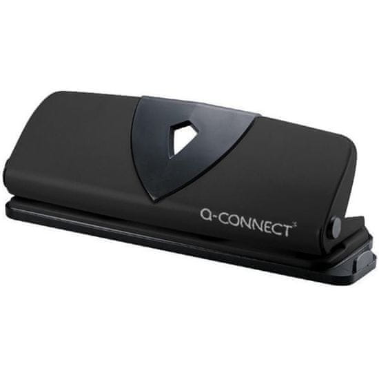 Q-Connect dvojni luknjač, 25 listov, črn