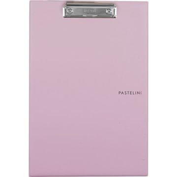 Pisalni blok s sponko PASTELINI - A4, roza