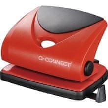 Q-Connect luknjač, 20 listov, rdeč